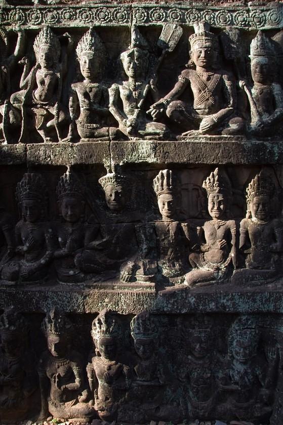 Figures carved into the wall