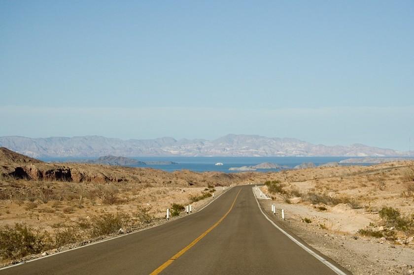 First glipse of Bahia de los Angeles