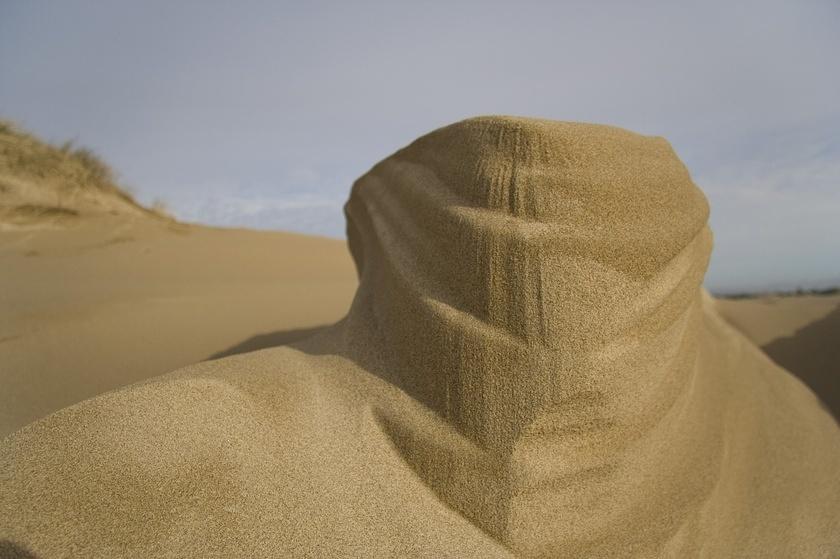San sculpted dunes