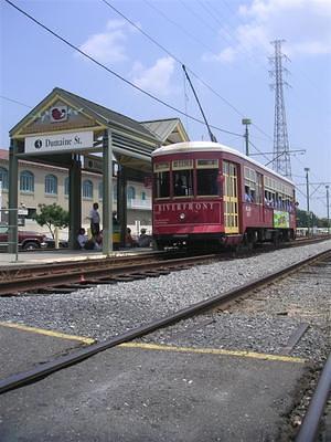 The Riverfront Street car