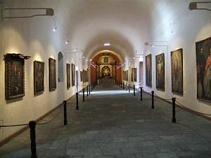 Art gallery at the Convent of Santa Catalina