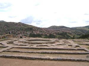 Building ruins at the top of Sacsayhuaman