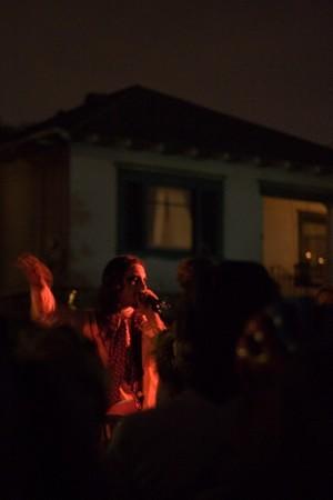 Slightly cultish shot.  Society! at the Golden Hill Block Party