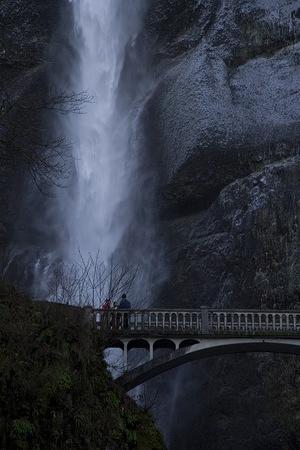 Multnomah Falls upper bridge