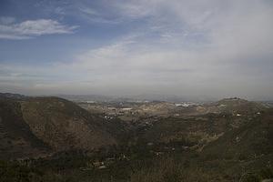 East view towards Escondido from Harmony Grove Overlook