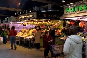 Walking by the fruiteries