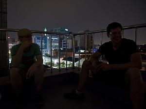 Enjoying the roof