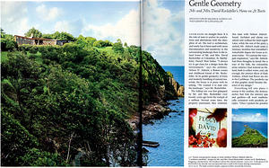 Rockefeller house in 1983 Architectural Digest