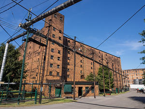 Buffalo Trace brick warehouses