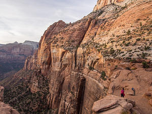 Anna at Zion Canyon Overlook